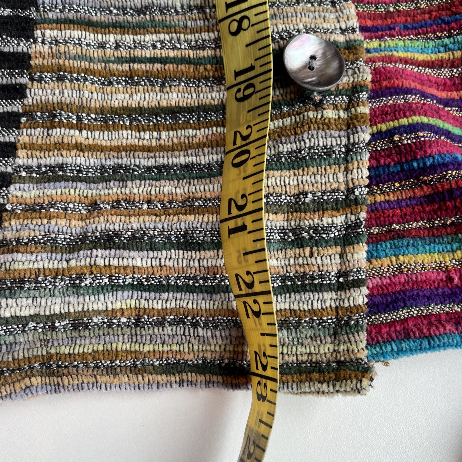 Vintage TANTRUMS Chenille Patchwork Vest Women's … - image 6