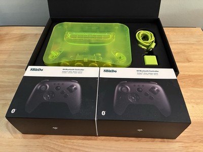 Analogue 3D - N64 - Funtastic Extreme Green + 2  8Bitdo Controllers  - Prototype