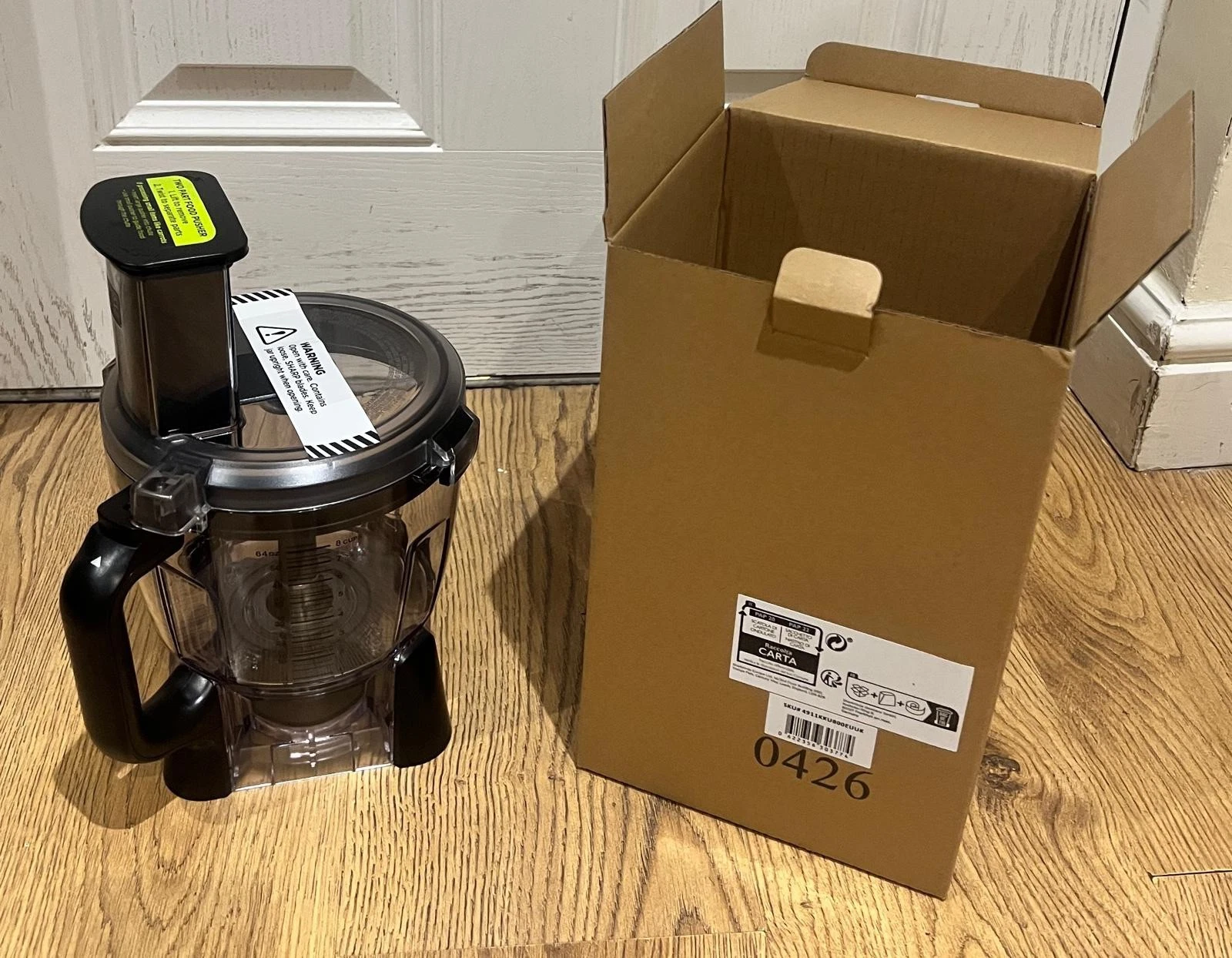 Ninja Food Processor Bowl with Feed Chute Lid BN750UK, BN800UK genuine
Opens in a new window or tab