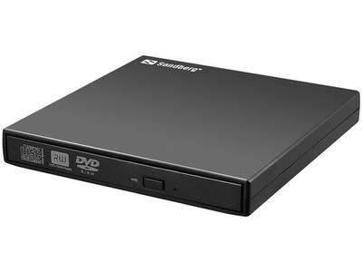Sandberg 133-66 USB DVD Drive Mini Burner, Black, Desktop/Notebook, Super Mu ~E~