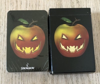 Have A Chilling Halloween Pack of vintage STRONGBOW Cider Playing Cards - Sealed