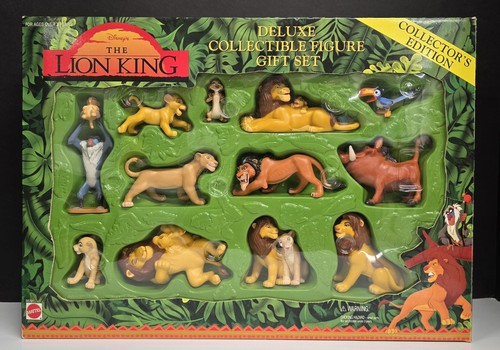VINTAGE THE LION KING 12 PIECE SET DELUXE COLLECTIBLE FIGURE GIFT SET 66791