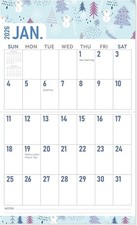 Wall Calendar 2026-2027, Large 23 x 14, Monthly Planner with Big Grid  Numbers