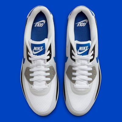 Nike Air Max 90 G TB Golf White Game Royal Blue DX5999-141 sz 7.5