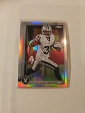 2025 Topps Chrome Raheem Mostert #182 Las Vegas Raiders NFL Refractor