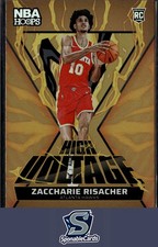 2024-25 Hoops #12 Zaccharie Risacher High Voltage