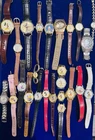 25 Pc Watch Estate Lot Vintage Mickey & Minnie Mouse Bradley Lorus Disney Seiko