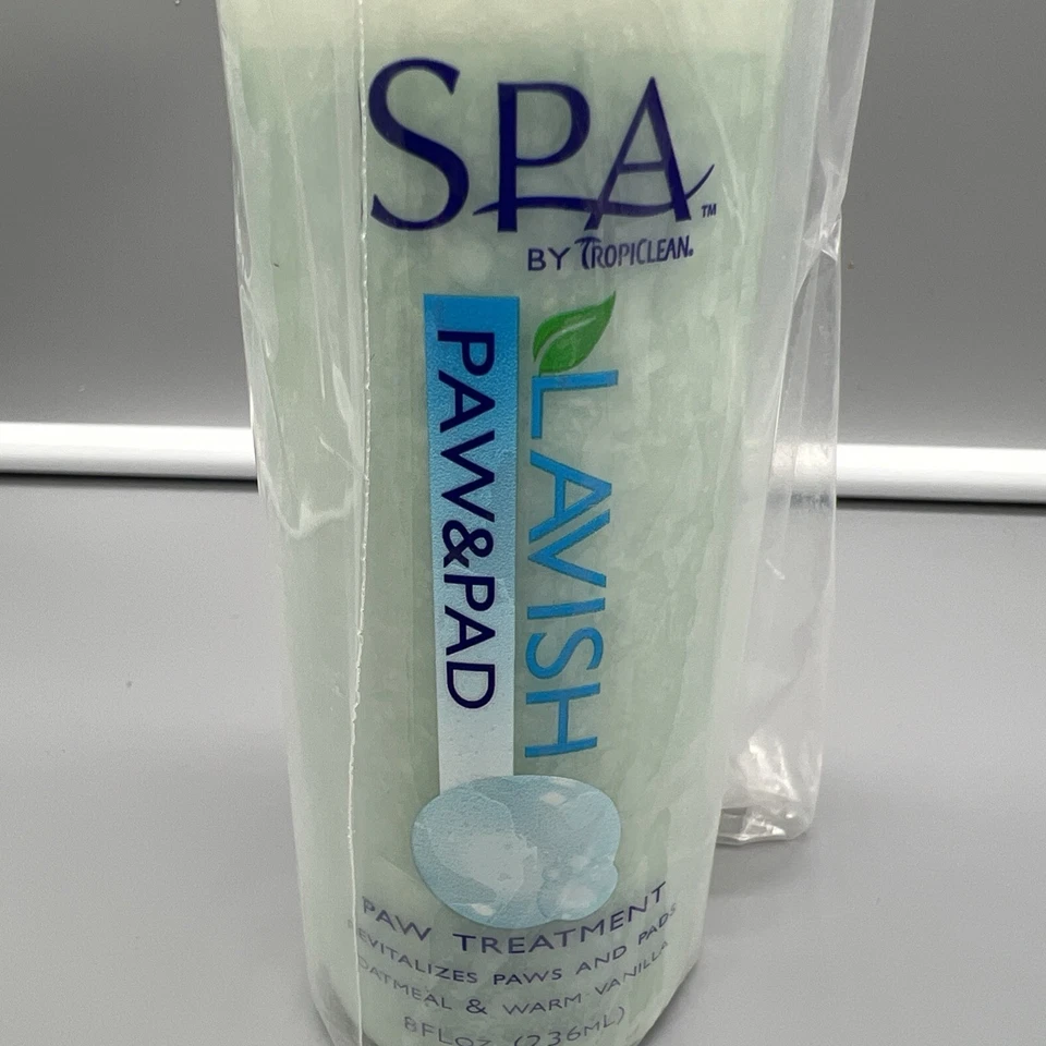 TropiClean SPA Lavish Paw & Pad Treatment for Dogs 8 Oz oatmeal and warm vanilla - Image 4 of 4