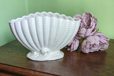 LARGE VINTAGE SylvaC MANTEL VASE CLAM SHELL 1950s ORIGINAL FROG 24x15cm EXCELLEN