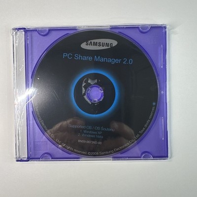 Samsung PC Share Manager 2.0 Supprted OS/OS Soutenu Windows XP Vista BN59-00726D