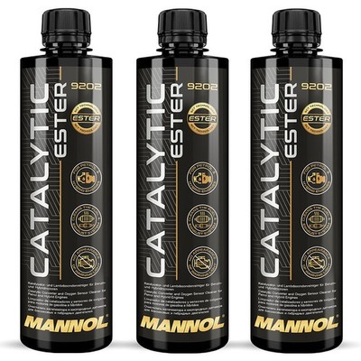 3x 450 ml 9202 MANNOL KATALYSATOR ESTER REINIGER LAMBDASONDEN BENZIN ADDITIV