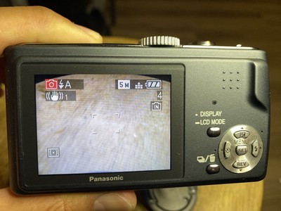 Panasonic Lumix DMC-TZ1 5MP Digital Camera 10x Optical Zoom Blue