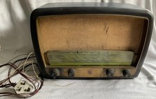 Collectable Vintage &ldquo;Philips 341A&rdquo; Bakelite Valve Tube Radio **See Description**
