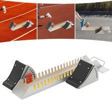 6 Angle Adjustable Starting Block, Durable Athletics Sprinter Pedal, Track Block