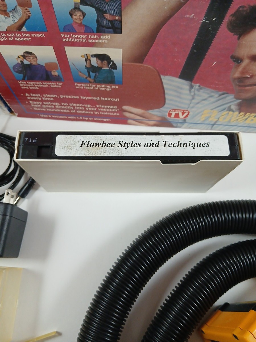 Flowbee Home Haircutting System W/ Box, VHS, And Accessories