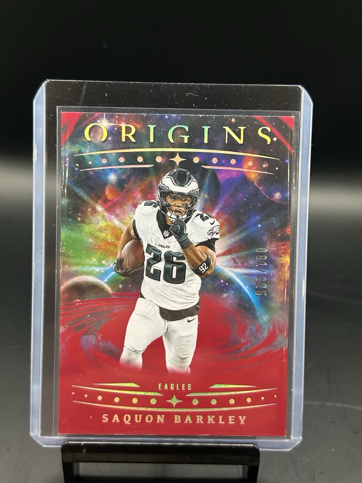 2025 Panini Origins - Saquon Barkley #2 Red /225