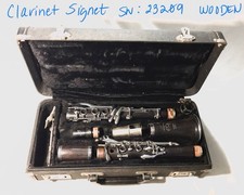 Selmer Signet SOLOIST Clarinet WOOD SN:23209 Good corks pads keys Vandoren MP