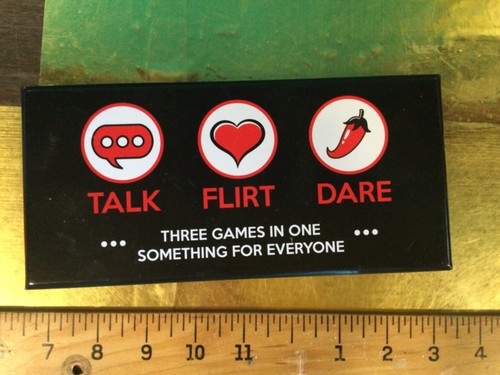 TALK,FLIRT,DARE GIOCO DI CARTE TRE GIOCHI IN UNO ETÀ 14+COMPLETO - Foto 13 di 14
