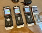 Lot of 4 Motorola RAZR V3m Flip Phones Silver Black Verizon/CDMA & Cingular/GSM — photo 8