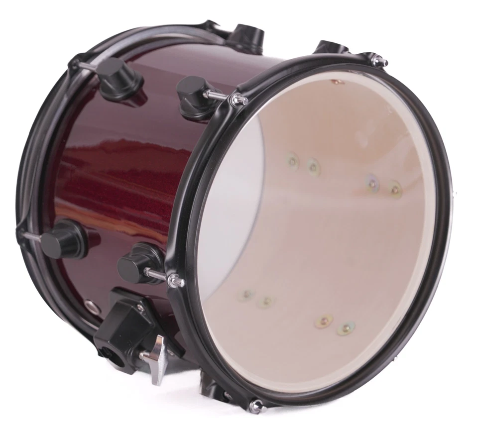 d2 Series by ddrum 10" x 8" Rack Tom – Red Sparkle – Open Box – FREE SHIPPING - Image 3 of 4