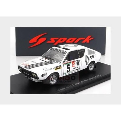 Spark S6445 – Renault 17 N°5 – Rallye Bandama 1973 – Piot/Foucher – Échelle 1/43