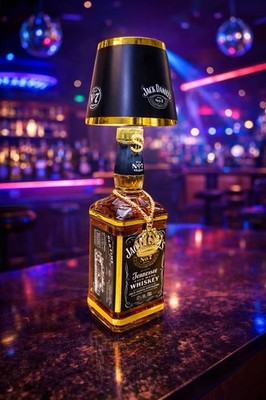 Jack Daniels Old No. 7- Crown Gold Edition 2026 mit LED Flaschenlampe Schwarz-