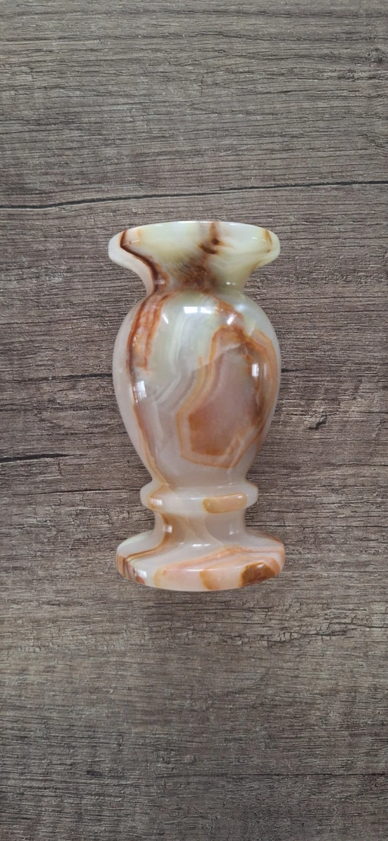 SLIMPRINT Vase ONYX Beige, D17.9 x H60 cm