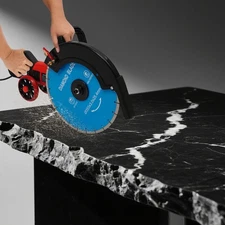 Electric Concrete Cutter Saw, Circular Saw with Saw Blade and Rolling Pulley HOT