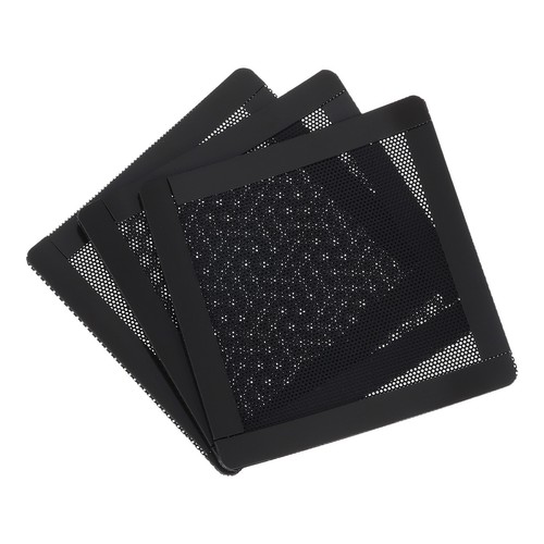 3PZ Filtro Antipolvere PC 100x100mm Telaio Magnetico PVC Computer Rete Raffreddatore Nero - Foto 1 di 4