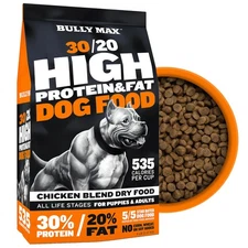 High Protein Dog Pet Food Adult Puppy Muscle Weight Gain Small Large Breeds 5lb