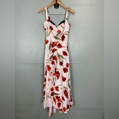 Reformation Bekki Linen Midi Dress Rubi Novelty Floral White Red Sz 4 Sundress | eBay Reformation Bekki Linen Midi Dress Rubi Novelty Floral White Red Sz 4 Sundress | eBay