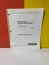 KLA Tencor Prometrix 54-0218A FT-650, FT-700, FT-750 System Software Manual