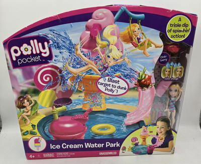 2010 Polly Pocket Ice Cream Water Park -  Swimming Pool - RARE