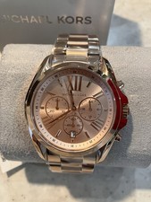 Michael Kors MK5503 Bradshaw Rose Gold Chronograph Watch 43mm Brand New Boxed