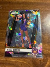 2024 Panini Prizm WNBA - Cracked Ice Prizm #144 Rickea Jackson Rookie SP Sparks
