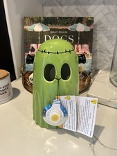 GOBLIN & GHOUL Ceramic Frankenstein Monster Ghost 10.5in Halloween Decor Viral