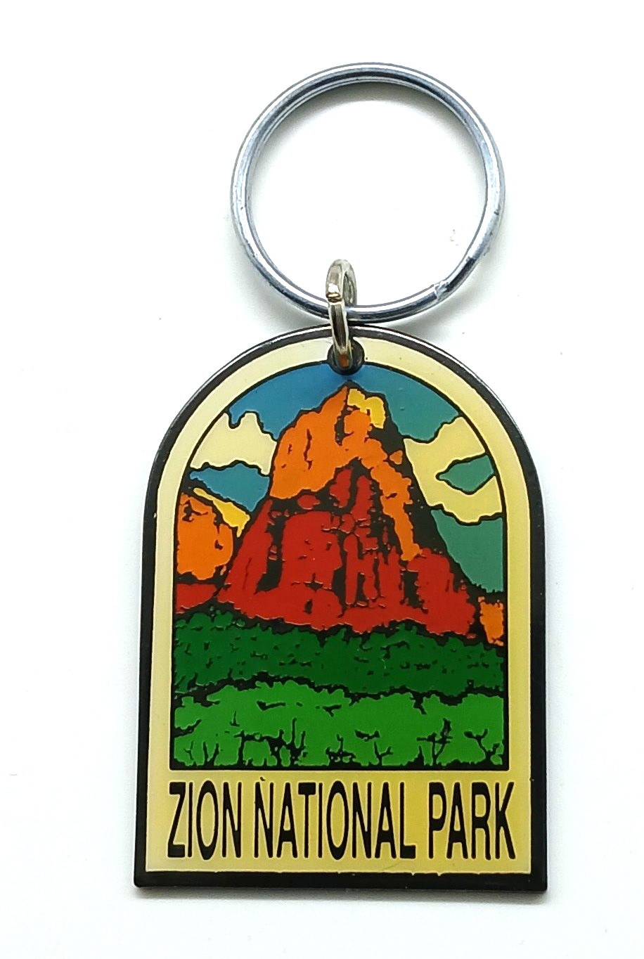Vintage Zion National Park Utah Keyring Keychain