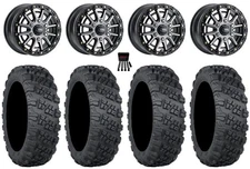 ITP SD10 Bdlk 15x6.5 Wheels GM 33" Versa Cross V3 Tires Can-Am Maverick R