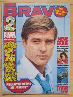 BRAVO Nr.52 vom 19.12.1974 mit Riesenposter Robert Redford, David Cassidy...