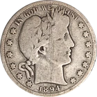 1894-S Barber Half Dollar - Scratches