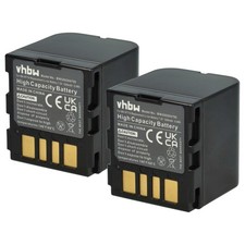 2x Batteria per JVC GR-D245EG GR-D245E GR-D245 GR-D250U GR-D250 GR-D247 1200mAh 7,2V