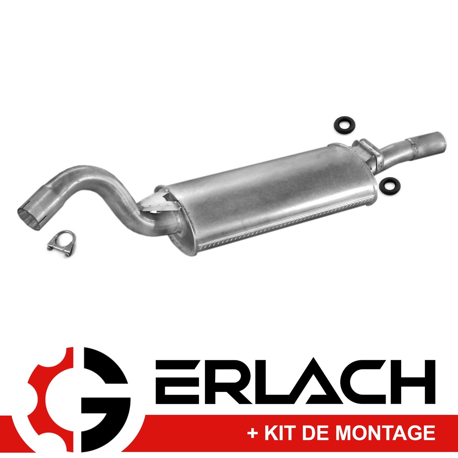 Silencieux arrière Audi 80 et Coupe 1.6 1.8 2.0 - Pot d'échappement origine