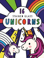 Stained Glass Coloring Unicorns