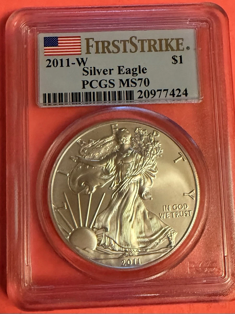 2011年アメリカンイーグル First Strike PCGS MS70 PCGS Certified MS 70 Graded 2011 Silver Bullion Coins for sale | eBay
