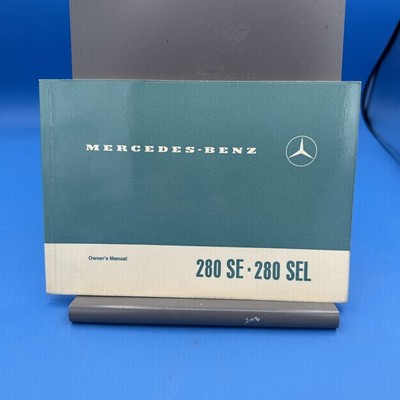 Vitnage Mercedes-Benz 280 SE 280 SEL Owners Manual