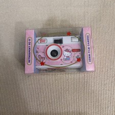 Sanrio Hello KiTTY Fragola Milk Shake 35 mm fotocamera pellicola edizione limitata - NUOVO