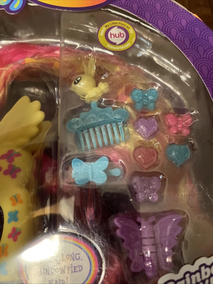My Little Pony Friendship is Magic Fluttershy Rainbow Power Super Long Hair -NIB - Image 3 of 4