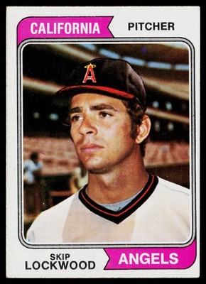 1974 Topps SET-BREAK #532 Skip Lockwood EX or Better, (HUCK'S)