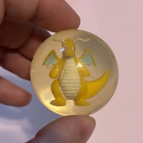 Vintage 1998 Hasbro Pokemon Dragonite Power Bouncer Bouncing Bouncy Ball Toy