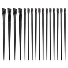 16 Piece Eyebrow Tint Brushes Angled Eyeliner Brush Flat Tapered Eyebrow Conceal